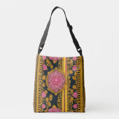 Pink Honey AI kunst Crossbody Tas (Achterkant)