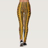 Pink Honey AI kunst Leggings (Achterkant)