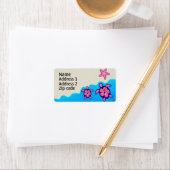 Pink Honu Turtles Etiket (Insitu)