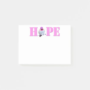 Pink HOPE Hummingbird Foto 4x3 Opmerkingen Post-it® Notes