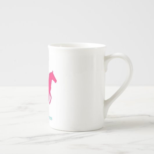 Pink Horse "I Love Horses" Specialty Mok (Rechts)