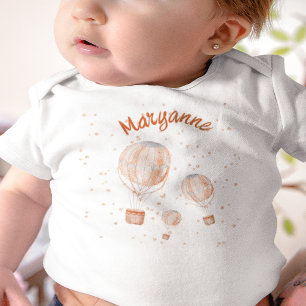 Pink Hot Air ballon, 1e verjaardag Romper