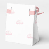 Pink Hot Air Balloon Girl Baby Shower Thank You Bedankdoosjes (Achterkant)