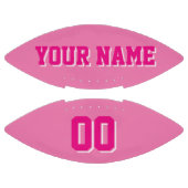 PINK HOT PINK EN WITTE Football (Panelen)