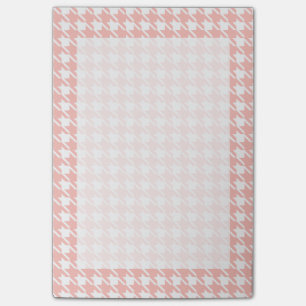 Pink Houndstooth Post merkt op Post-it® Notes