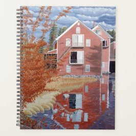 Pink House in Autumn Planner