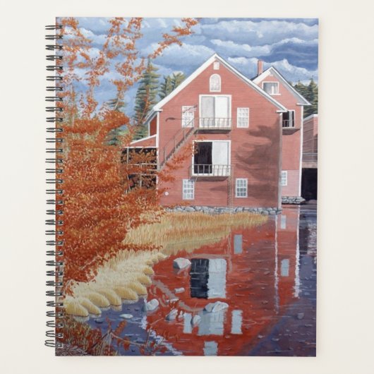 Pink House in Autumn Planner (Voorkant)