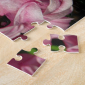 Pink Hyacinth Spring Floral Legpuzzel (Zijkant)