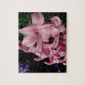 Pink Hyacinth Spring Floral Legpuzzel (Verticaal)