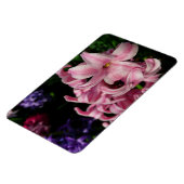 Pink Hyacinth Spring Floral Magneet (Linkerzijde)