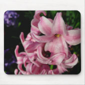Pink Hyacinth Spring Floral Muismat (Voorkant)