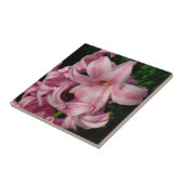 Pink Hyacinth Spring Floral Tegeltje (Zijkant)