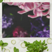 Pink Hyacinth Spring Floral Theedoek (Gevouwen)