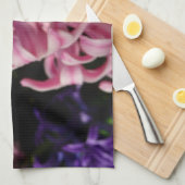 Pink Hyacinth Spring Floral Theedoek (Quarter Fold)