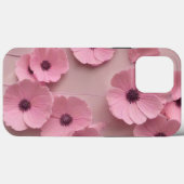 Pink Hydrangea Blooms Floral Case-Mate iPhone Case (Achterkant (horizontaal))