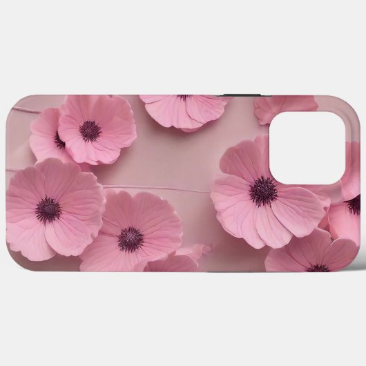 Pink Hydrangea Blooms Floral Case-Mate iPhone Case (Achterkant (horizontaal))