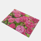 Pink Hydrangea Blooms Floral Deurmat (Schuin)