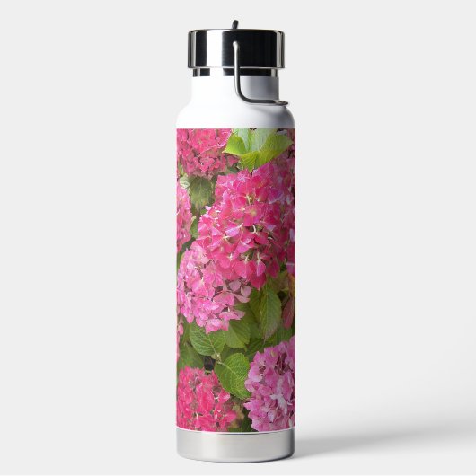 Pink Hydrangea Blooms Floral Waterfles (Links)