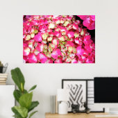 Pink Hydrangea Bouquet Poster S Cyr (Thuiskantoor)