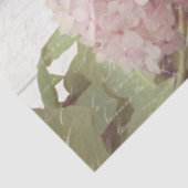 Pink Hydrangea Butterfly Flower Florence Script Ar Tissuepapier (Detail)