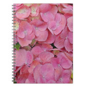 Pink Hydrangea Flowers Journal Notitieboek (Voorkant)