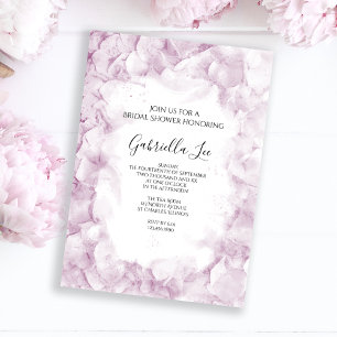 Pink Hydrangea Flowers Waterverf Vrijgezellenfeest Kaart