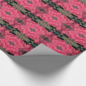 Pink Hydrangea Pattern Cadeaupapier (Hoek)