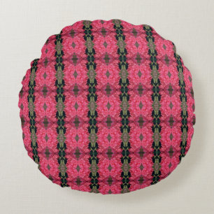 Pink Hydrangea Pattern Rond Kussen