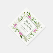 Pink Hydrangeas Vrijgezellenfeest Napkins Servet (Hoek)