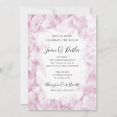 Pink Hydrangeas Waterverf Viering van het Leven Kaart (Voorkant)