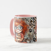 Pink I Love Cats Mug Mok (Voorkant links)