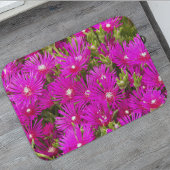Pink Ice Plant Flowers Floral Badmat