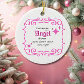 Pink Ik ben een Angel geweest...Ornament Keramisch Ornament