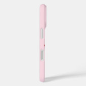 Pink “I'm Just Girl” Phone Case – Playful Feminine (Achterkant / Rechts)