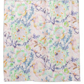 Pink Indian Chintz Douchegordijn (Voorkant)