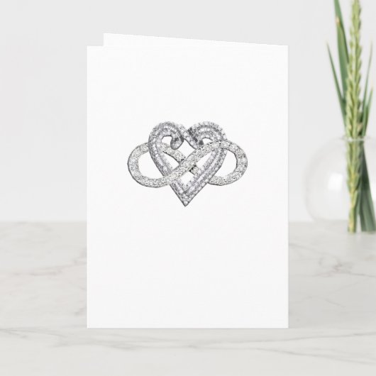 Pink Infinity Heart Program Kaart (Achterkant)