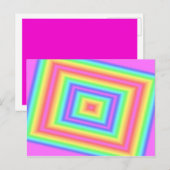 Pink Infinity Post Kaart (Voorkant / Achterkant)