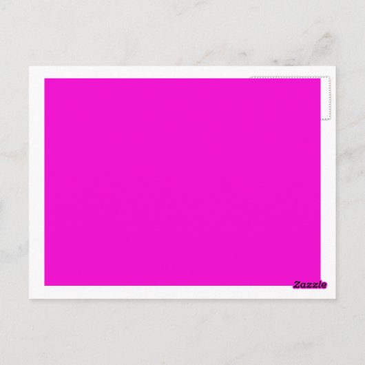 Pink Infinity Post Kaart (Achterkant)