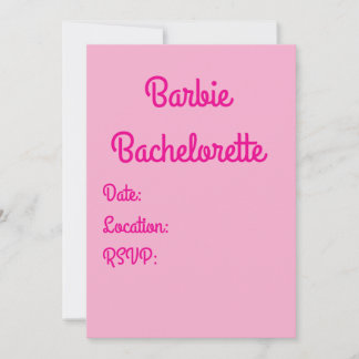 Pink Invitation Kaart