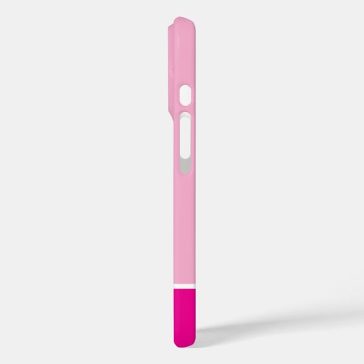 Pink iPhone Case with Cute Kitten Design (Achterkant / Links)