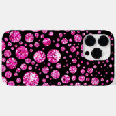 PINK IRIDESCENT DIAMOND LOOK Case-Mate iPhone CASE (Achterkant (horizontaal))
