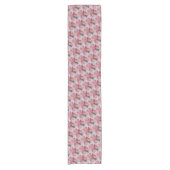 PINK IRIS KORTE TABLE RUNNER KORTE TAFELLOPER (Voorkant)