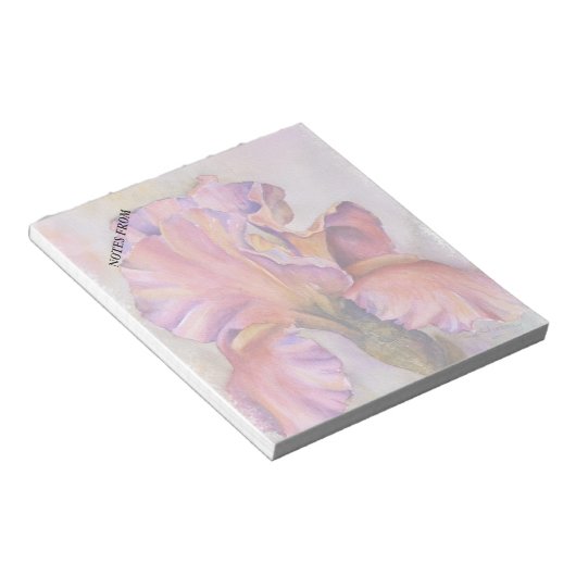 PINK IRIS  NOTA PAD NOTITIEBLOK (Schuin)