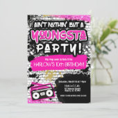 Pink is niet niets anders dan een Youngsta Party H Kaart (Staand voorkant)