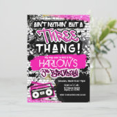 Pink is niets anders dan een Three Thang Hip Hop Kaart (Staand voorkant)