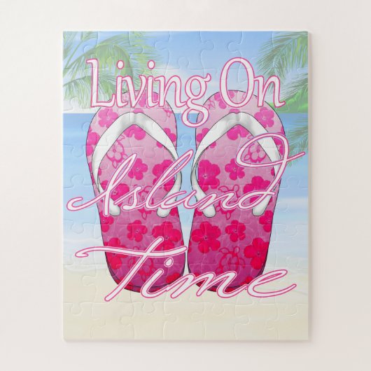 Pink Island Legpuzzel (Verticaal)