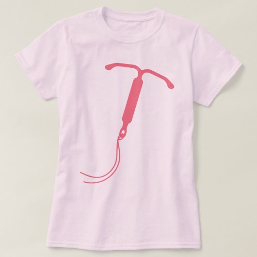 Pink IUD Graphic T-shirt (Design voorkant)