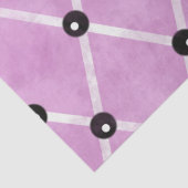 Pink Ivory Lattice Studs Funky Pattern Decoupage Tissuepapier (Detail)