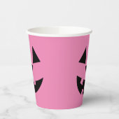 Pink Jack O'Lantern Papieren Bekers (Links)