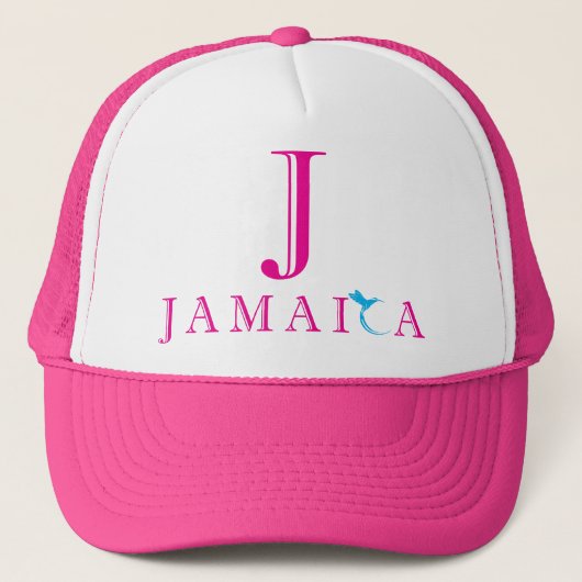 Pink Jamaica Trucker Pet (Voorkant)